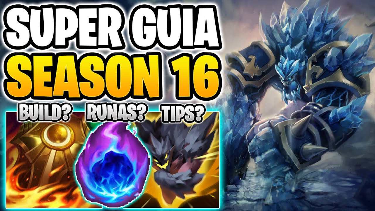 GUA DE MALPHITE SEASON 16 | COMO JUGAR MALPHITE TOP FACIL Y RAPIDO | BUILD, RUNAS, CONSEJOS Y TIPS