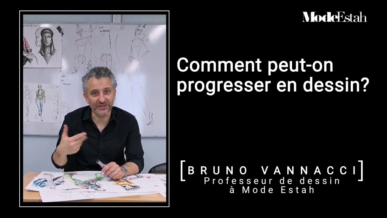 Dessin de Mode pour les d&eacute;butants -  Apprendre &agrave; dessiner avec Bruno Vannacci.