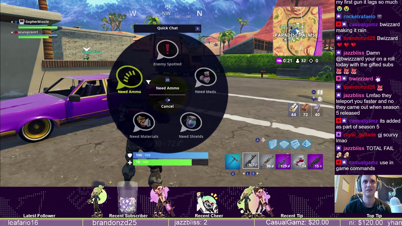 Fortnite with Yashi, ZackScott, and MarioTheSmashBro!