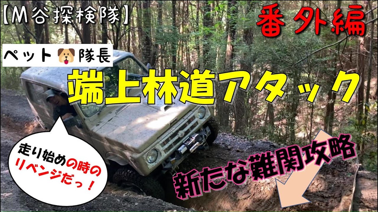【M谷探検隊】番外編　ペット隊長がソロで端上林道を完全攻略！？