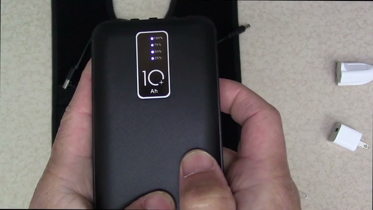 How to use the 96 Red Light LED Knee Wrap with a Power Bank for Cordless Use