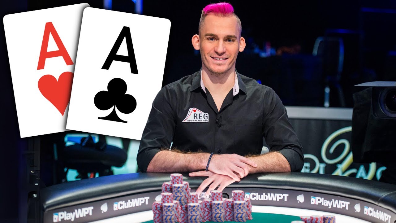 POCKET ACES for 1,745,000 at Five Diamond World Poker Classic Final Table