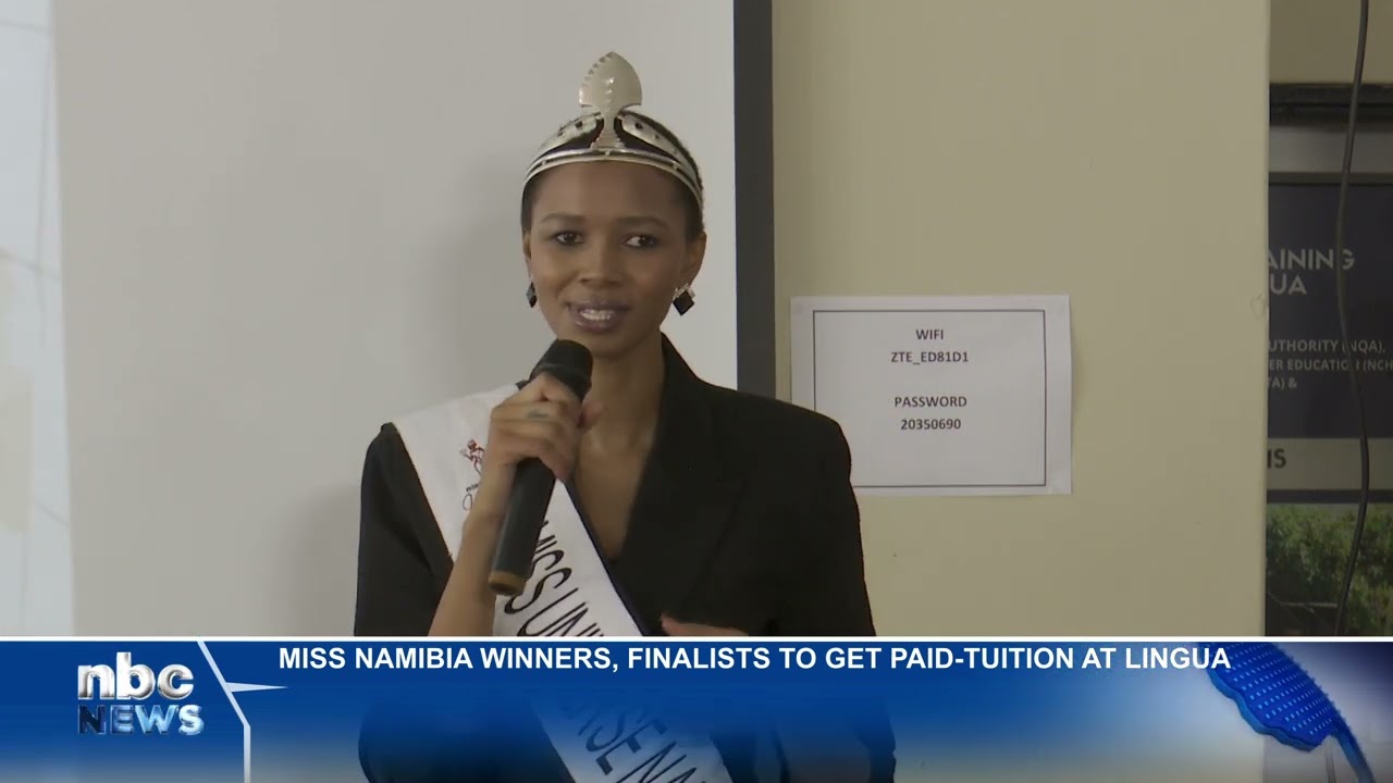 Lingua partners with Miss Namibia to empower contestants beyond the stage - nbc
