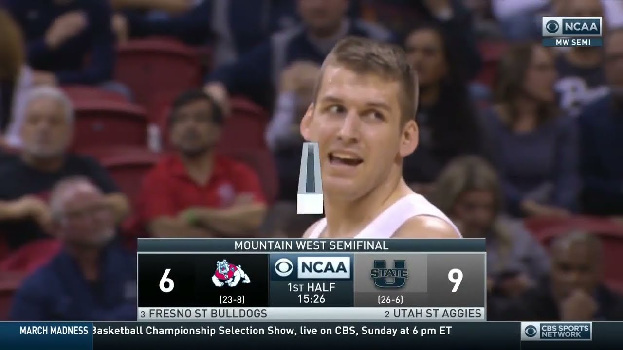 NCAAB 2019 Utah State VS. Fresno State MWT Semi-Final