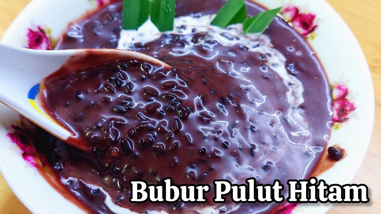 Healthy Summer Dessert| Bubur Pulut Hitam| Black Glutinous Rice Porridge Recipe, incredibly good 👌