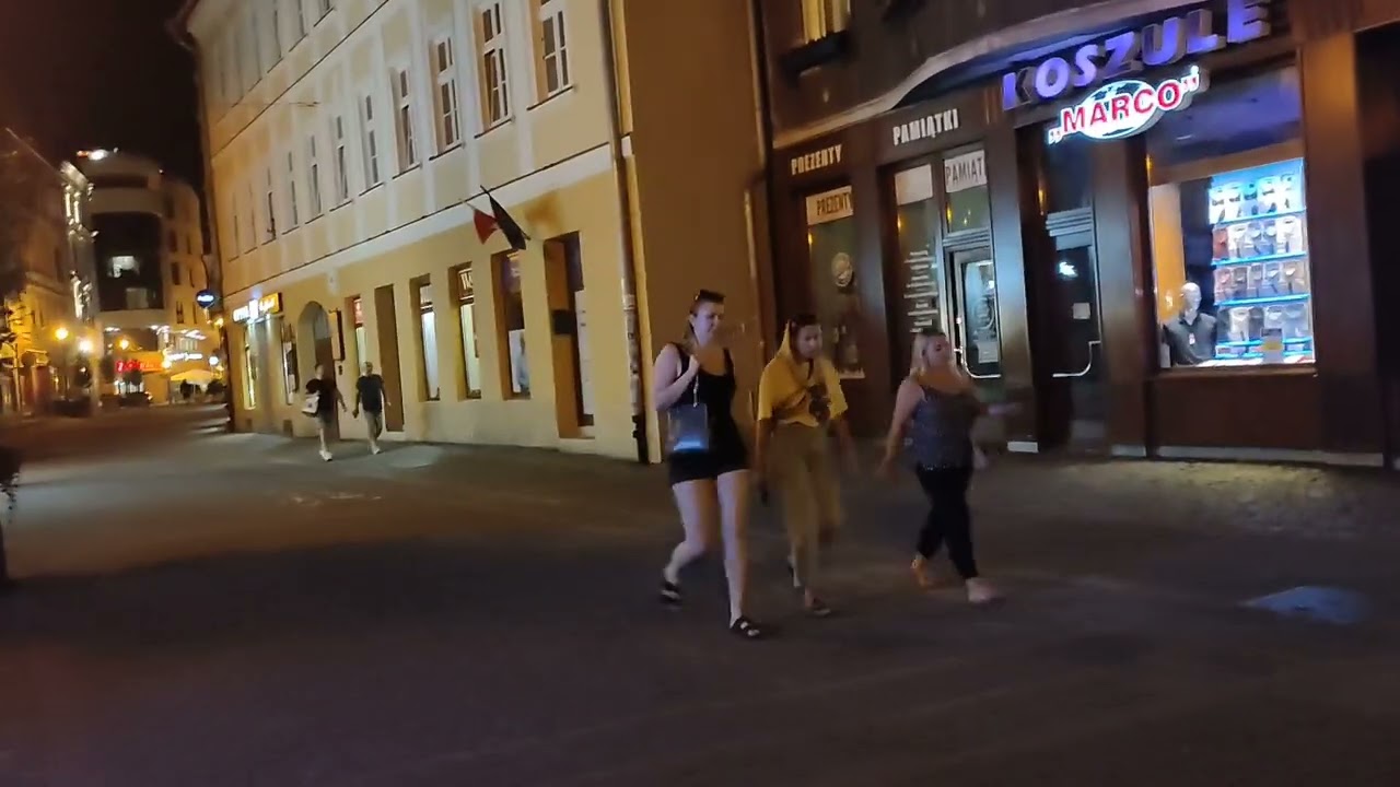 Walk at night. Bielsko-Biala.