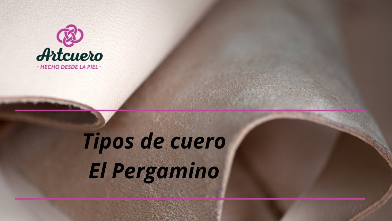 Tipos de cuero.  El Pergamino.