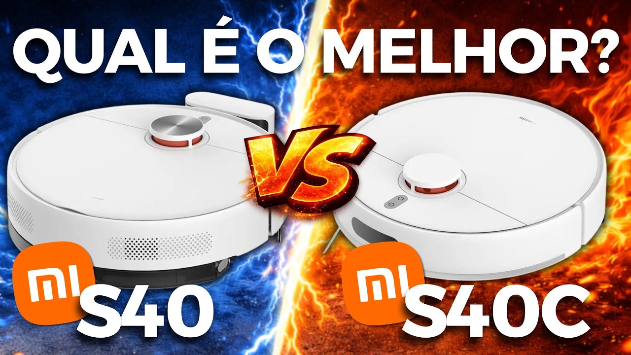 🔥Xiaomi S40 vs S40C | Qual É O Melhor Em Limpeza De Carpetes? Qual Robô Comprar Em 2026 ? (Guia)