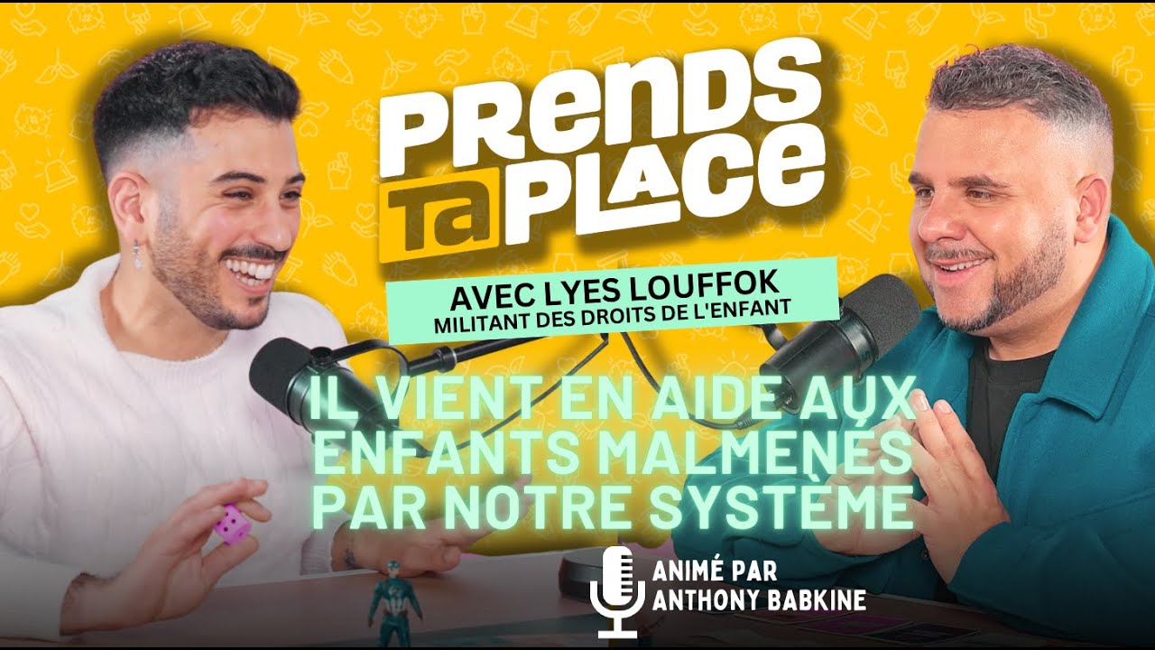 Le grand frère des enfants placés ✊🏼⭐️️ Prends ta place avec Lyes Louffok 🎙️