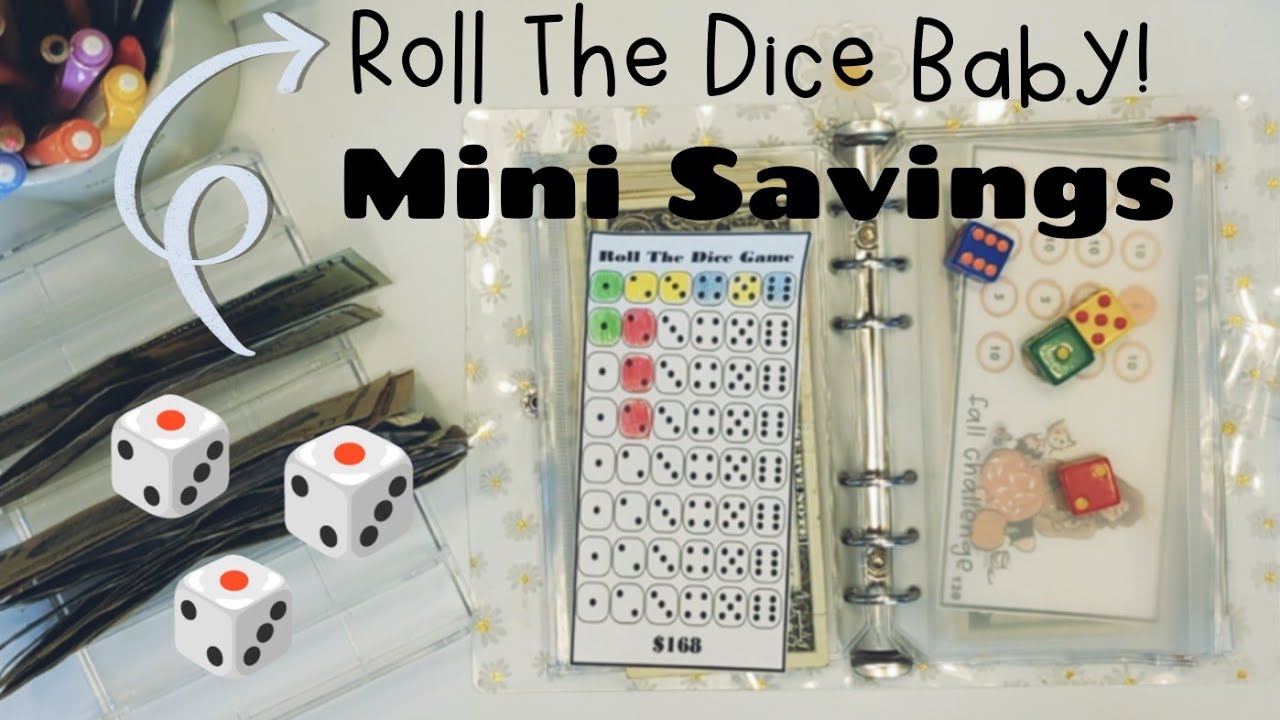 Roll The Dice Baby! Mini Savings Challenges #minichallenges