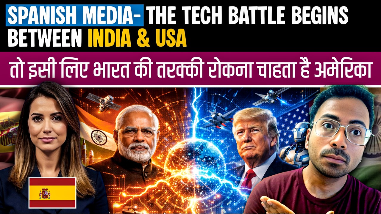 SPANISH MEDIA - INDIA vs USA , THE TECH BATTLE BEGINS ,THIS IS WHY USA IS SCARED OF INDIA'S PROGRESS