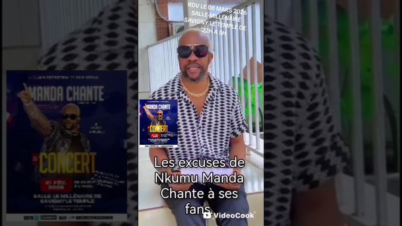 LES EXCUSES DE MANDA CHANTE. O RATÉ MAIS EZALI FIN DU MONDE TE...