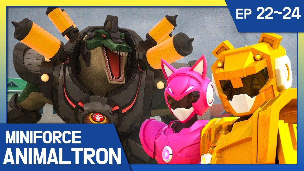 [Miniforce Animaltron] 🦁 Suzy and Leo Cop | Best Episodes of Miniforce Season 4