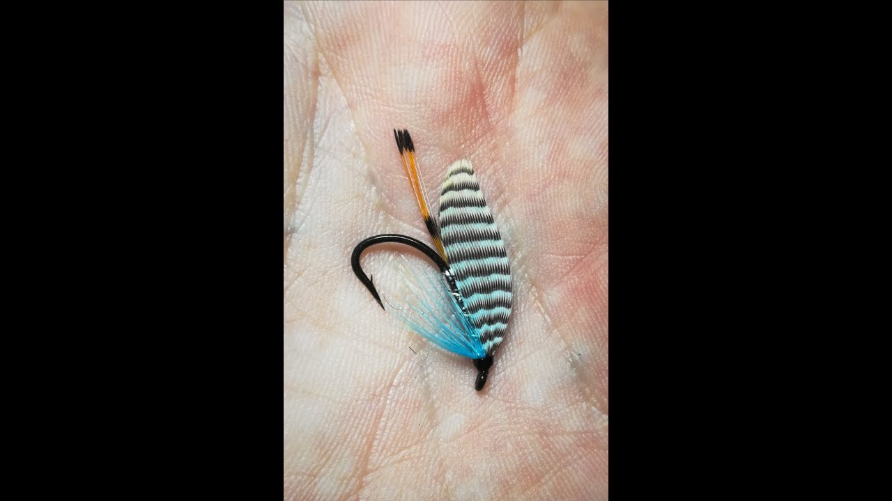 Классические мокрые мушки 3 Tying a Classic Wet Fly Teal Blue & Silver