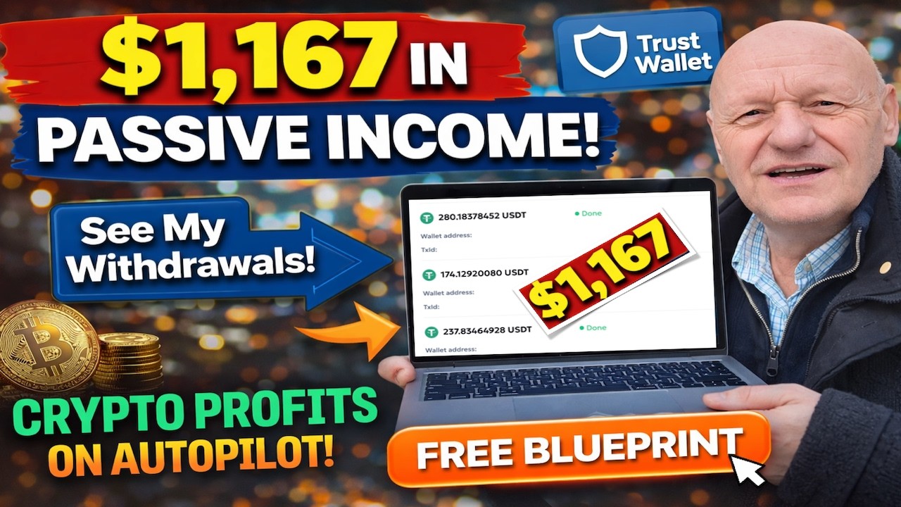 I  Withdrew $1,167 in PASSIVE INCOME from Crypto TODAY! (Live Withdrawal Proof + Free Blueprint)