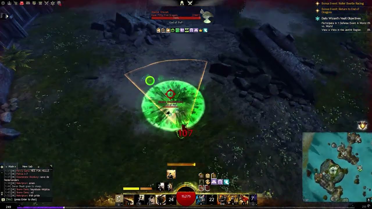 GW2 Nemiko Warrior 1v1 PvP