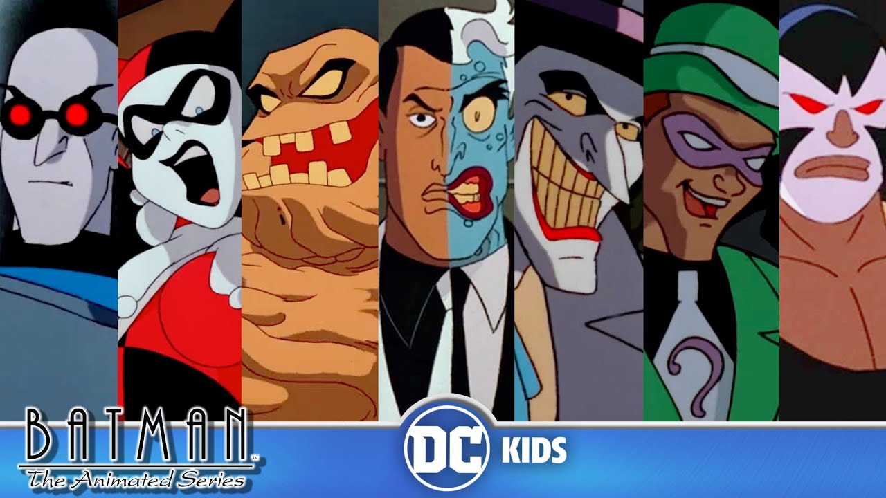 Les super-vilains classiques ! | Batman: La Série TV Animée 🇫🇷 | @DCKidsFrançais