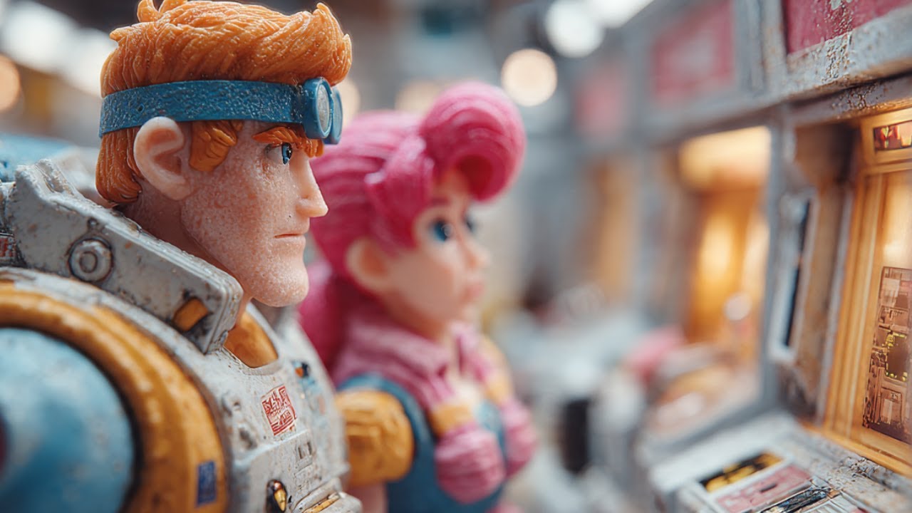 80s Sci-Fi Action Figures | Retro Style and Futuristic Design
