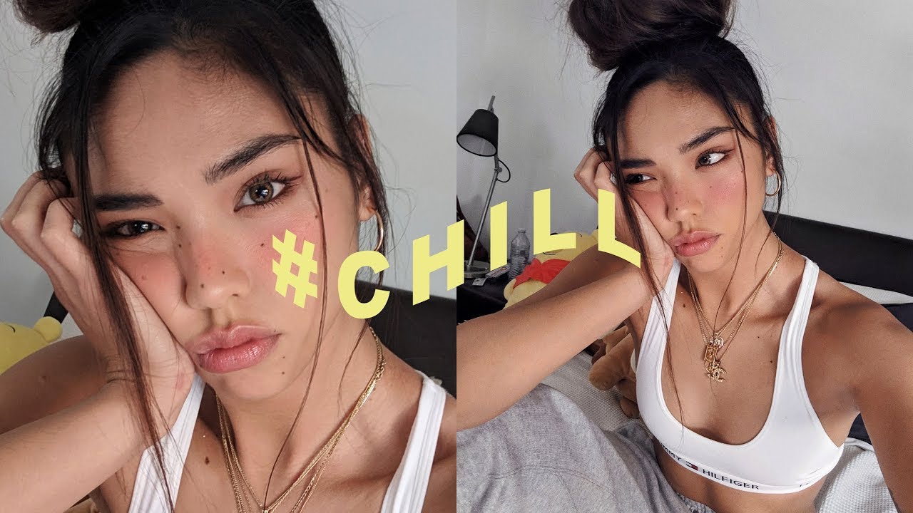 CHILL MAKEUP | Fresh & Freckled Laid-Back Makeup Tutorial | rachelteetyler