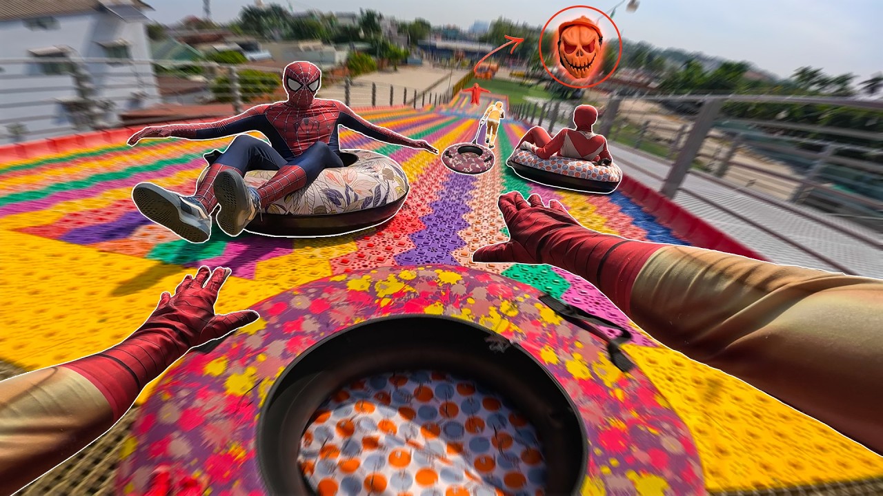 What If 4 Spider-Man Bros Meet Worker Serbian In Abandoned Park ( POV Exploration )