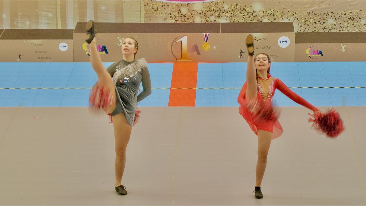 Majorettes *ANGELIN Vyškov* / POM DUO /  mažoretky / Hradec Kralove 2025 |