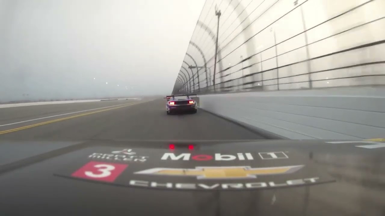 IMSA 2026 Daytona 24h, Antonio Garcia PUSHING! #3 Chevrolet Corvette Z06 GT3.R (GTD) Sunday morning