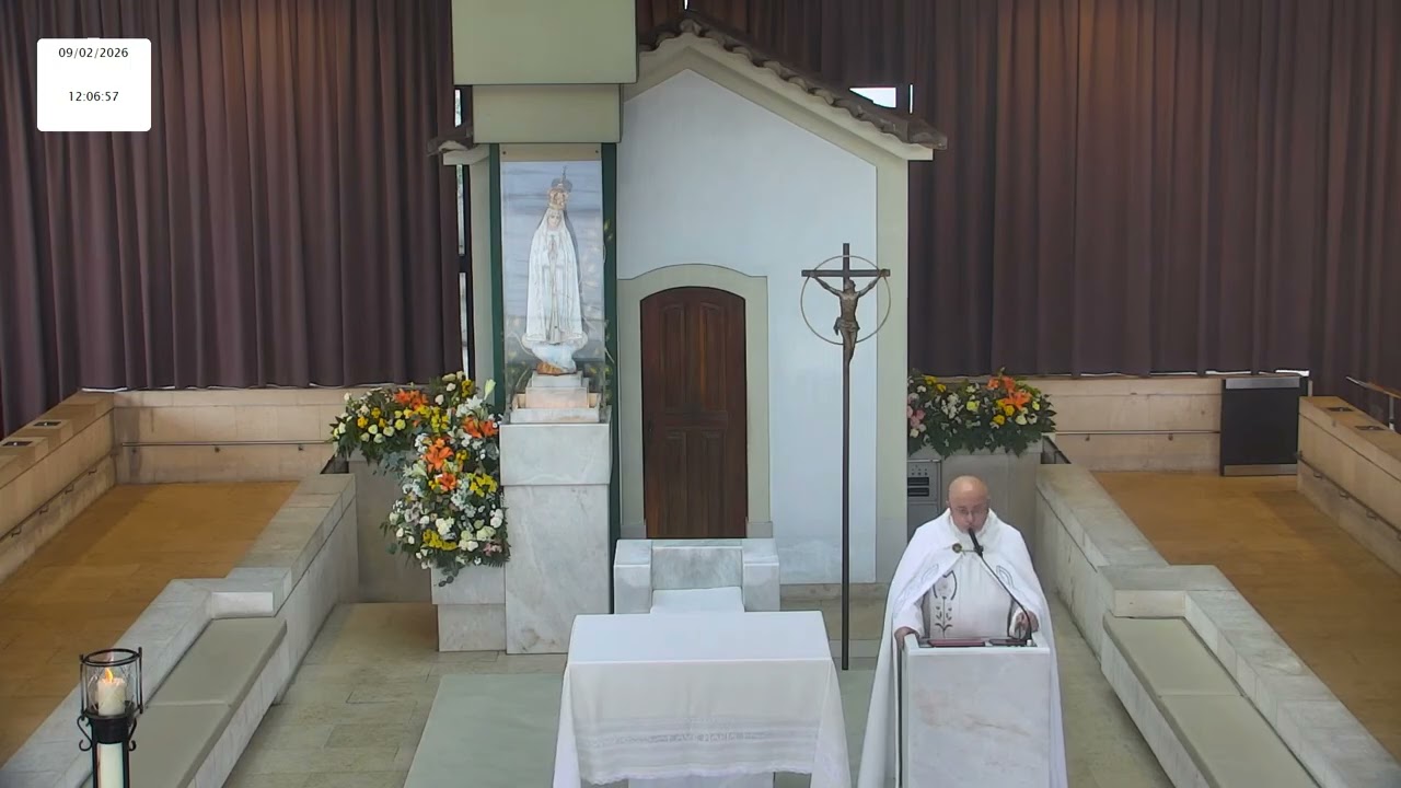 Terço a Nossa Senhora de Fátima desde a Capelinha das Aparições 09.02.2026