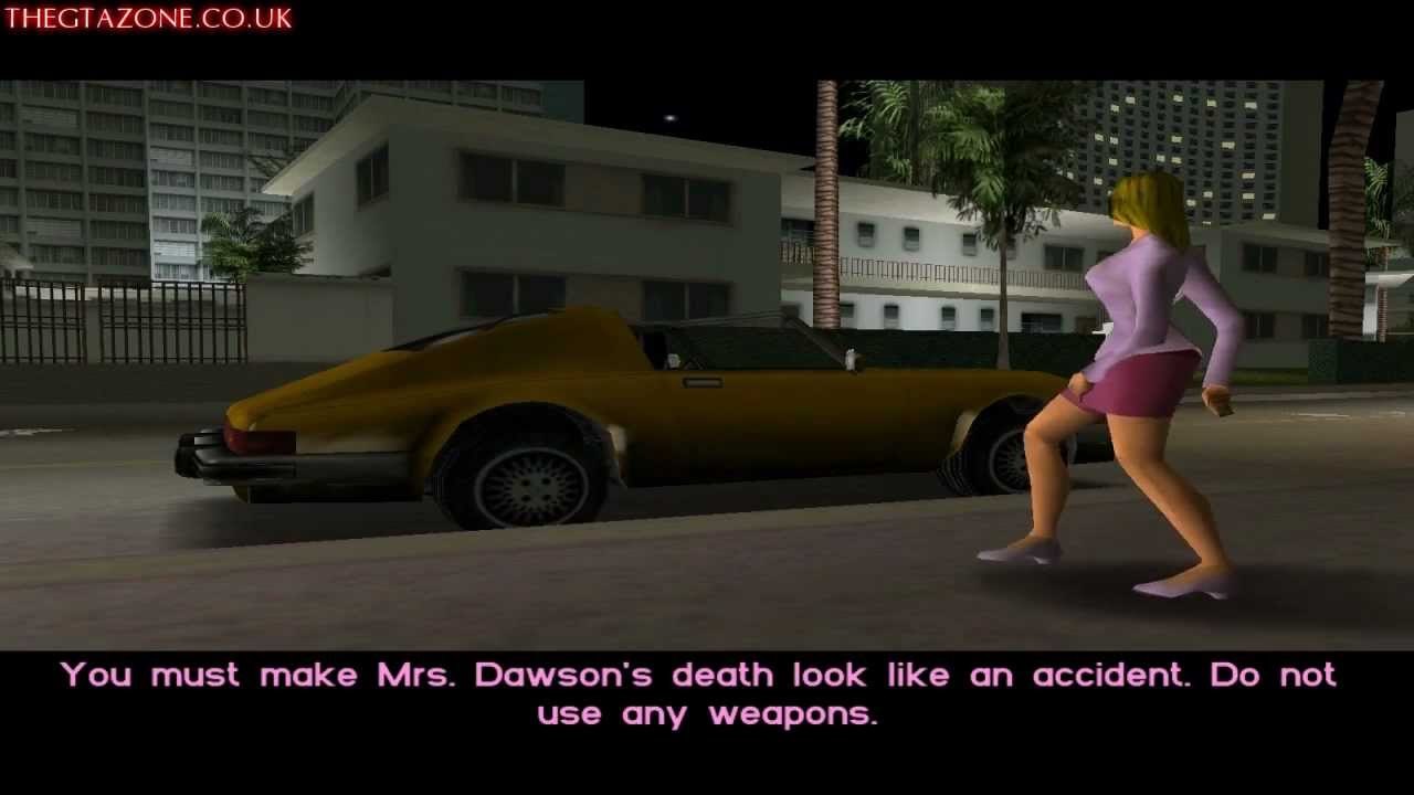 GTA Vice City - Mission #9 - Waste The Wife (HD)