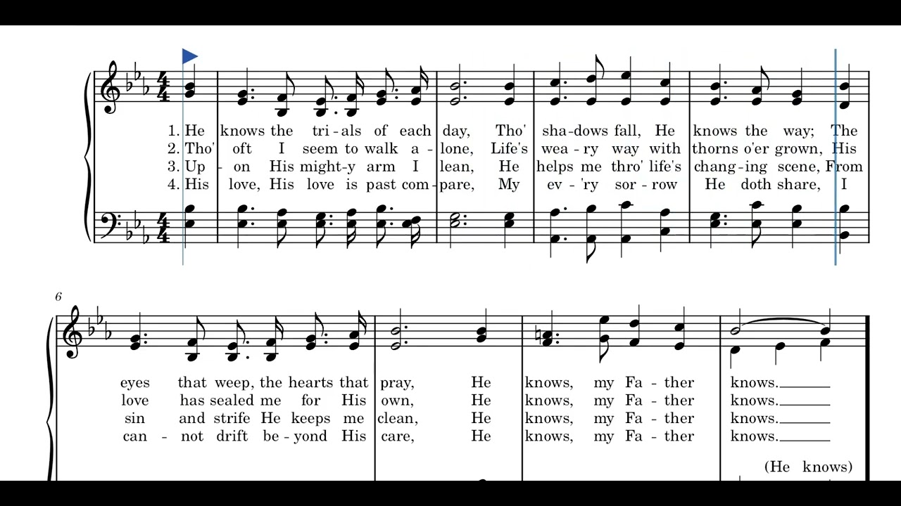 My Father Knows | Hymnal | BASS