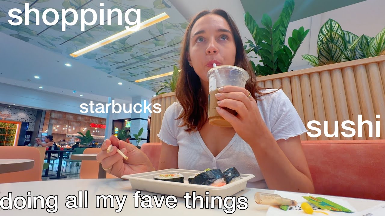 A PRODUCTIVE SUMMER DAY IN MY LIFE ☁️ GRWM, Shopping, Sushi & Starbucks