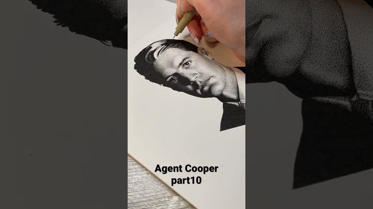 #agentcooper #art #artwork #dotwork #drawing #painting #pointillism #stippling #sketch #twinpeaks