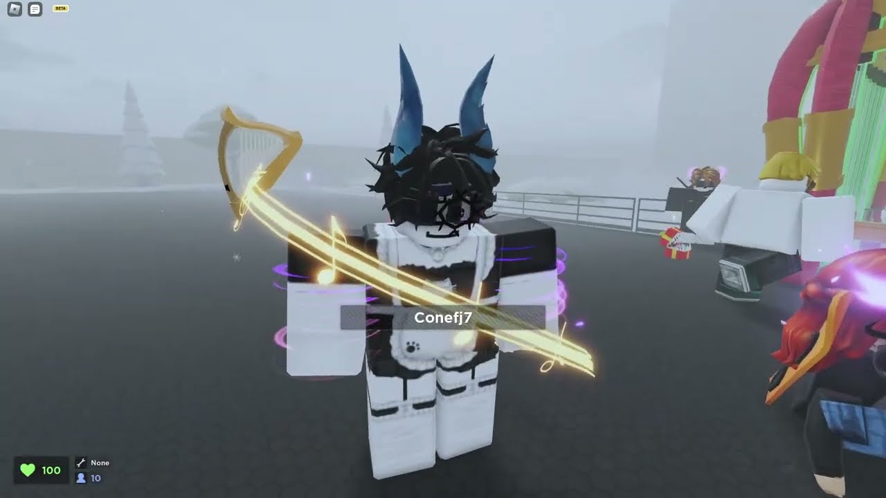 Playing Roblox Evade!