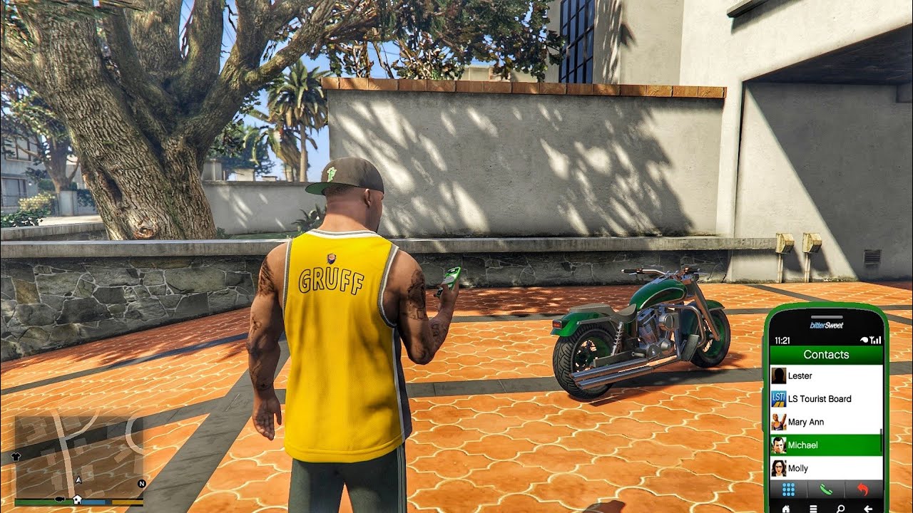 Gta V Enchanted - Franklin Called Michael for a Secret Mission — Police Force Failed