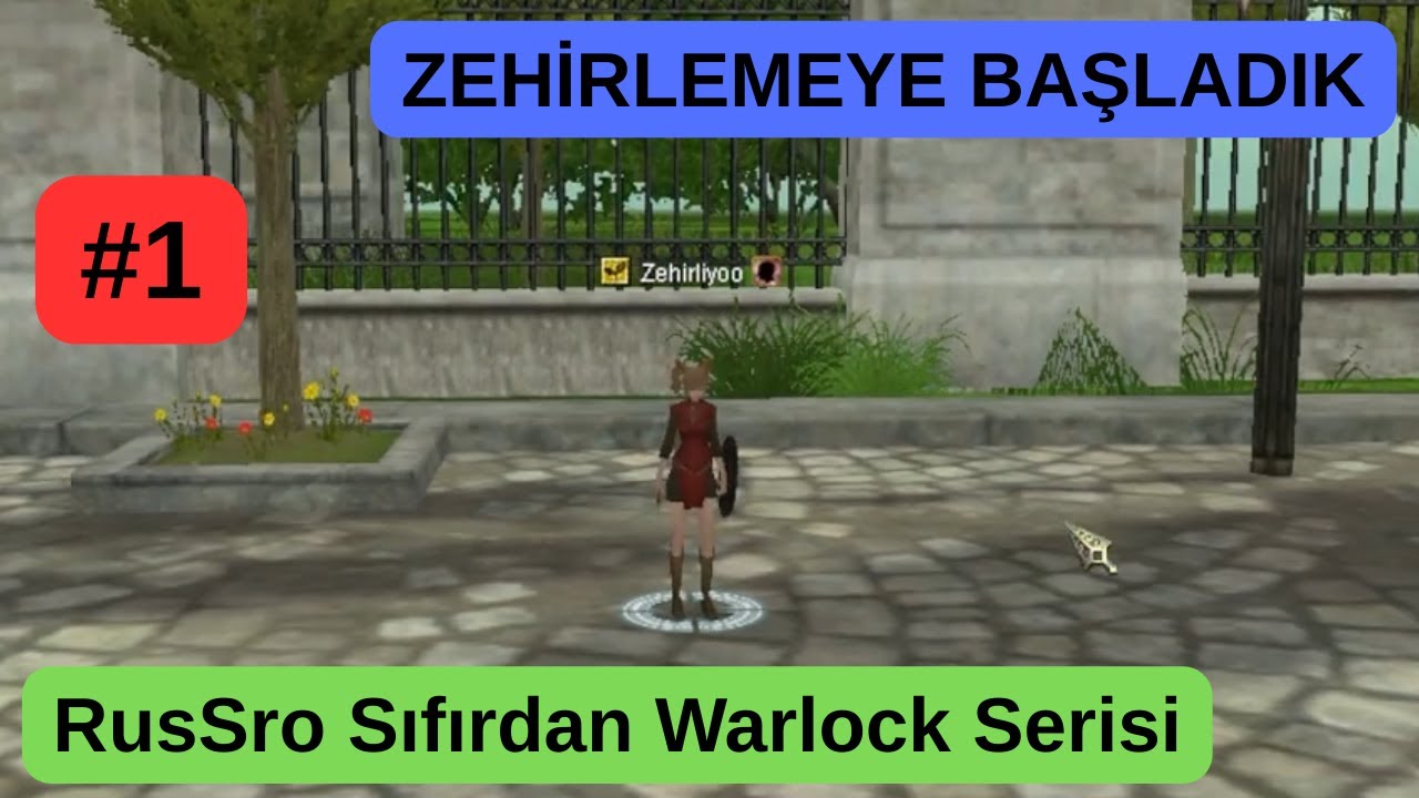 RusSro Sıfırdan Warlock Serisi | Zehirliyoo #1 | RUSSRO