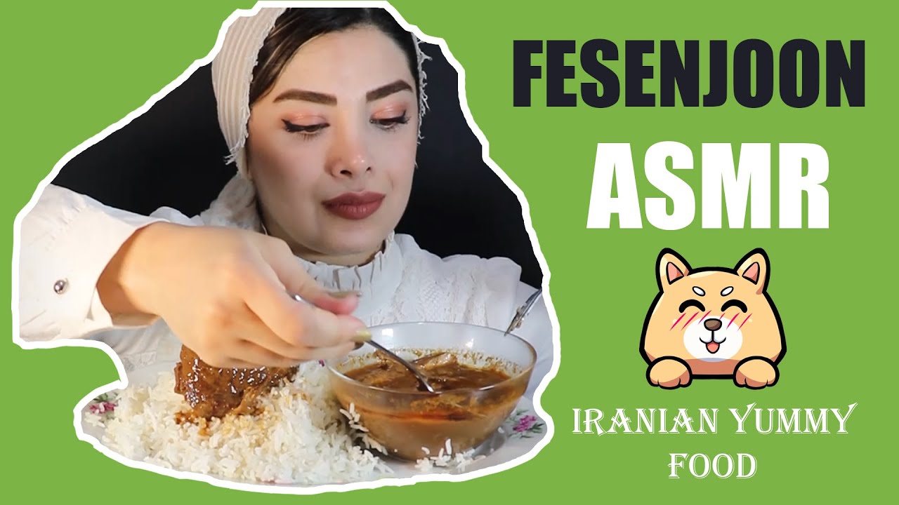 Fesenjoon , an Iranian Food / MUKBANG / ASMR EATING