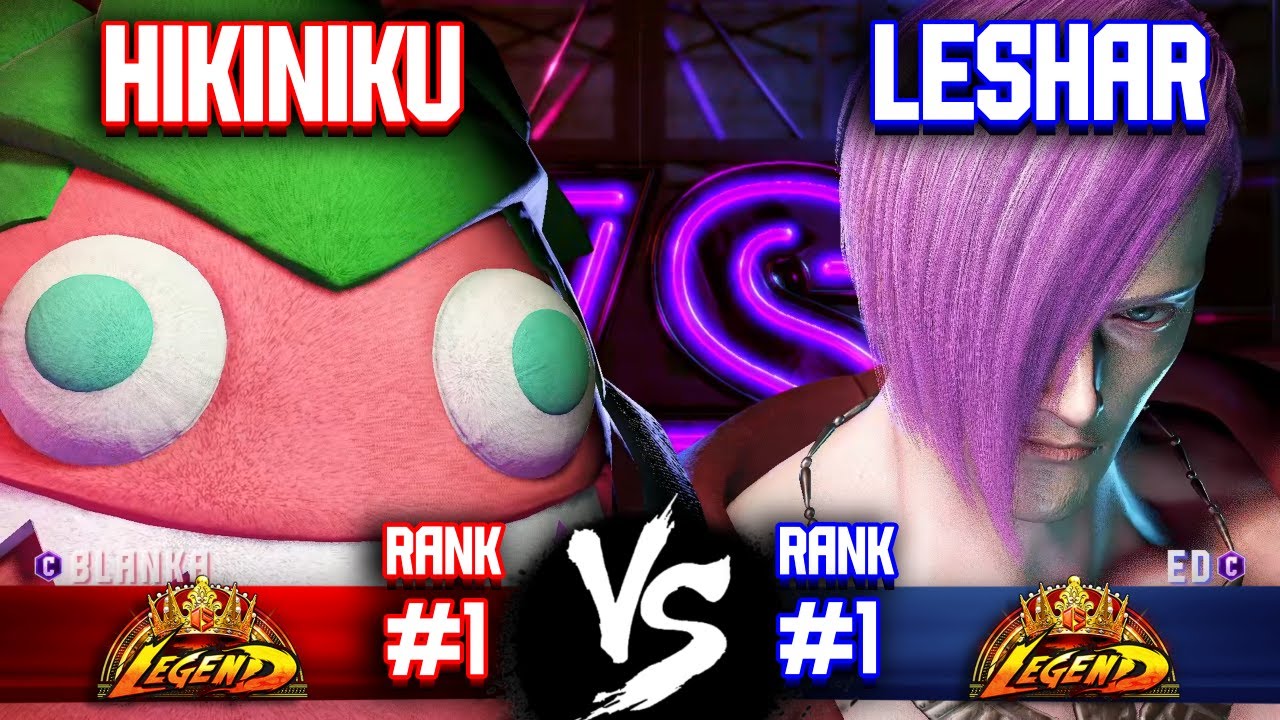 SF6 ▰ HIKINIKU (#1 Blanka) vs LESHAR (#1 Ed) ▰ High Level Gameplay