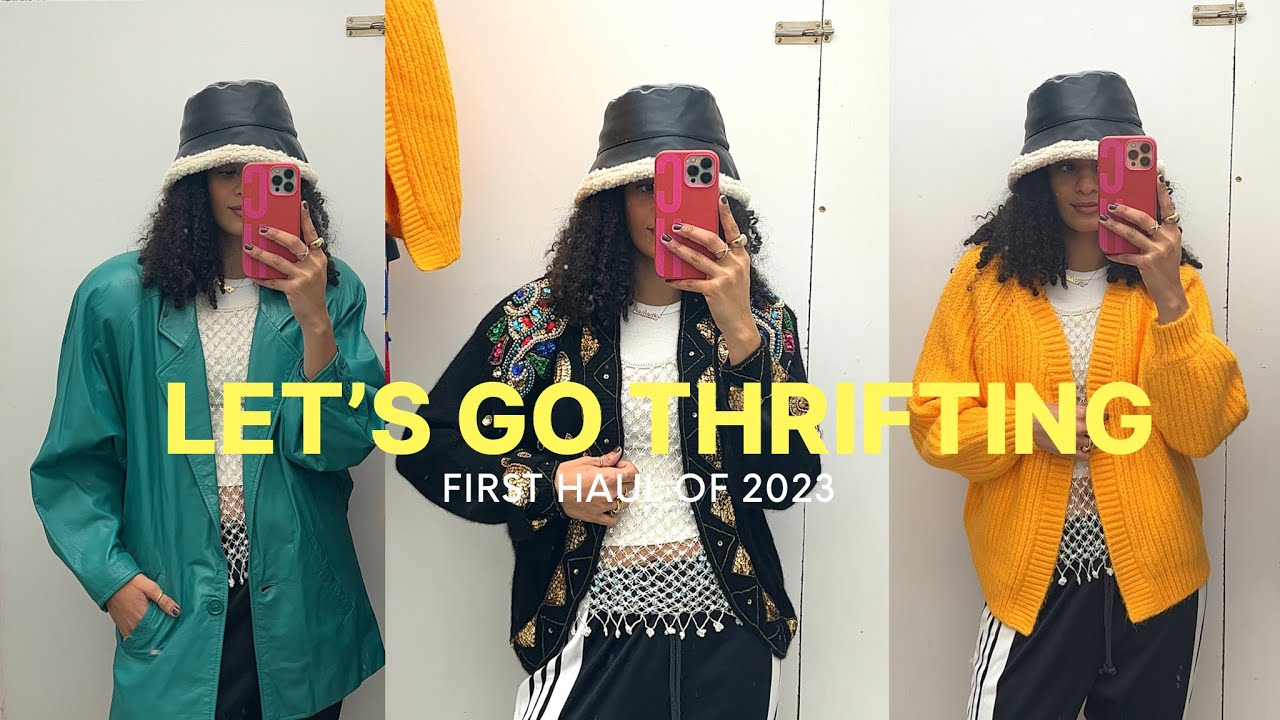 LET'S GO THRIFTING | first thrift haul of 2023