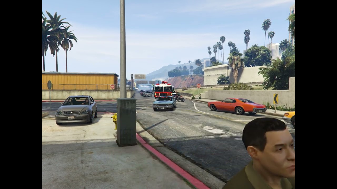 GTA 5 - FDNY Engine 23 responding and stuck in traffic