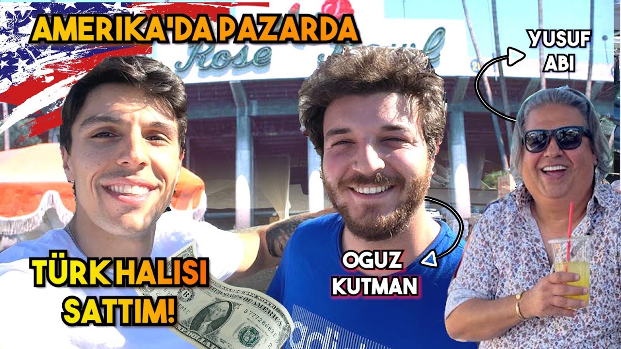 AMERİKA'NIN en büyük pazarında TÜRK HALISI sattım! Ne kadar kazandım?  @OguzKutman konuğum!!