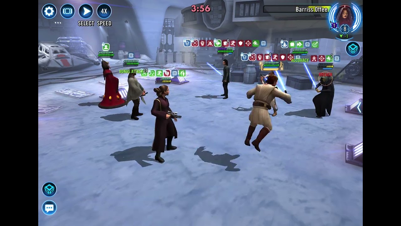 Grand Arena 3v3 - Queen Amidala vs Rey