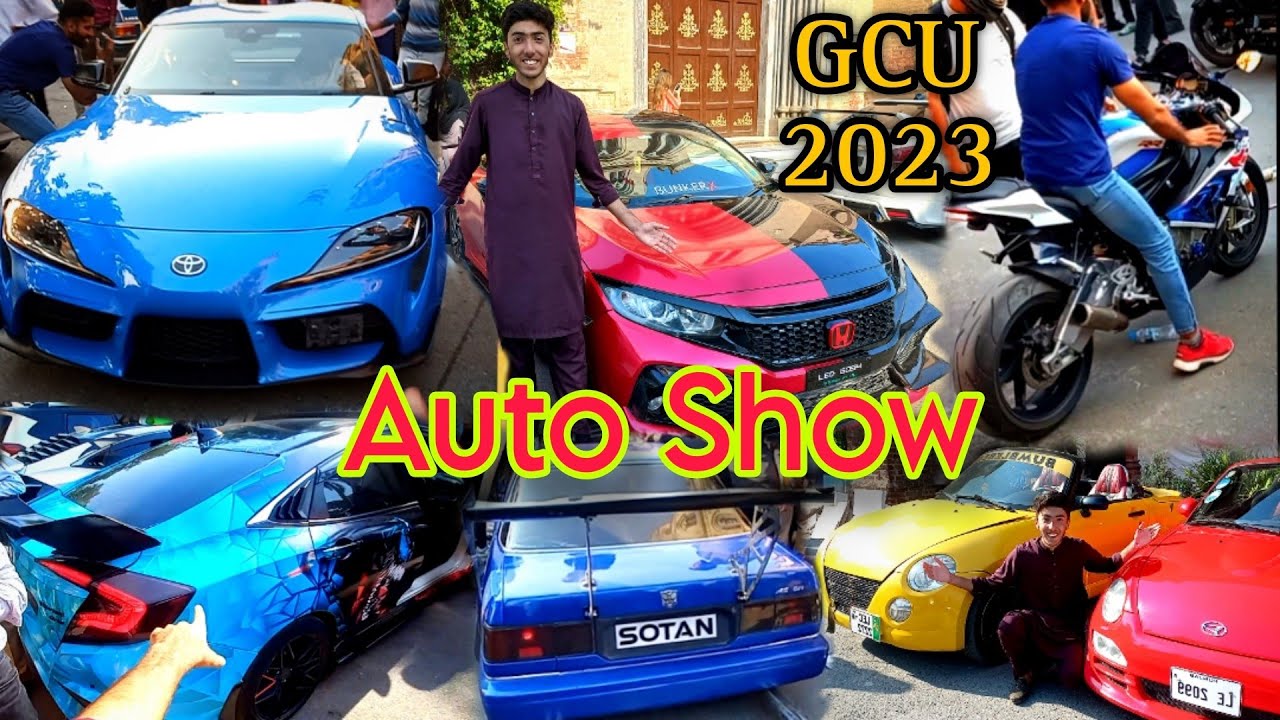 Craziest Auto Show At GCU Lahore 2023🔥| Supra vs Mark X Drift | Damil Sajjad Vlogs | Vlog 68
