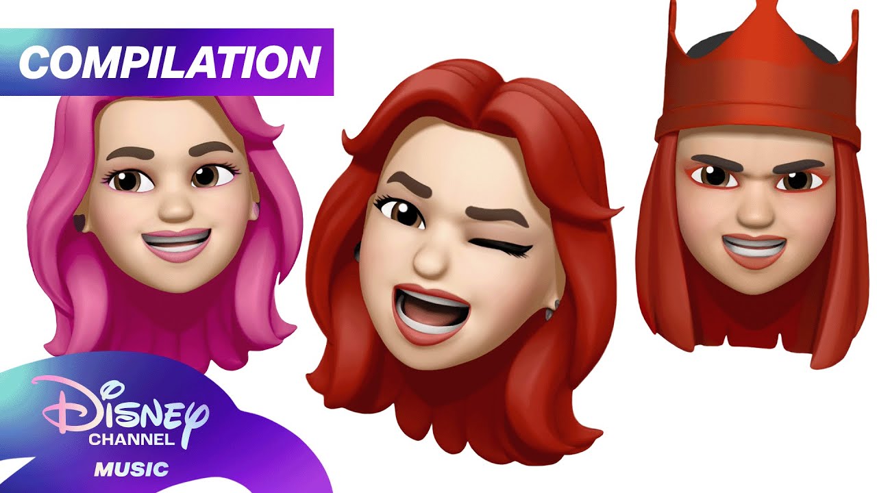 Descendants: The Rise of Red Memoji Music Compilation With Red & Bridget! ❤️‍🔥|@disneychannelmusic