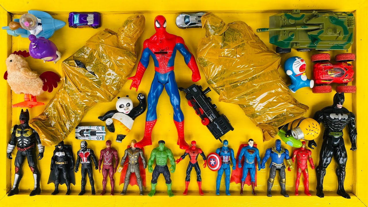 HUNTING MAINAN SUPERHERO & KENDARAAN! Dapet Hulk, Spiderman, Robot, dan Helikopter 😱 | Toy Hunting y