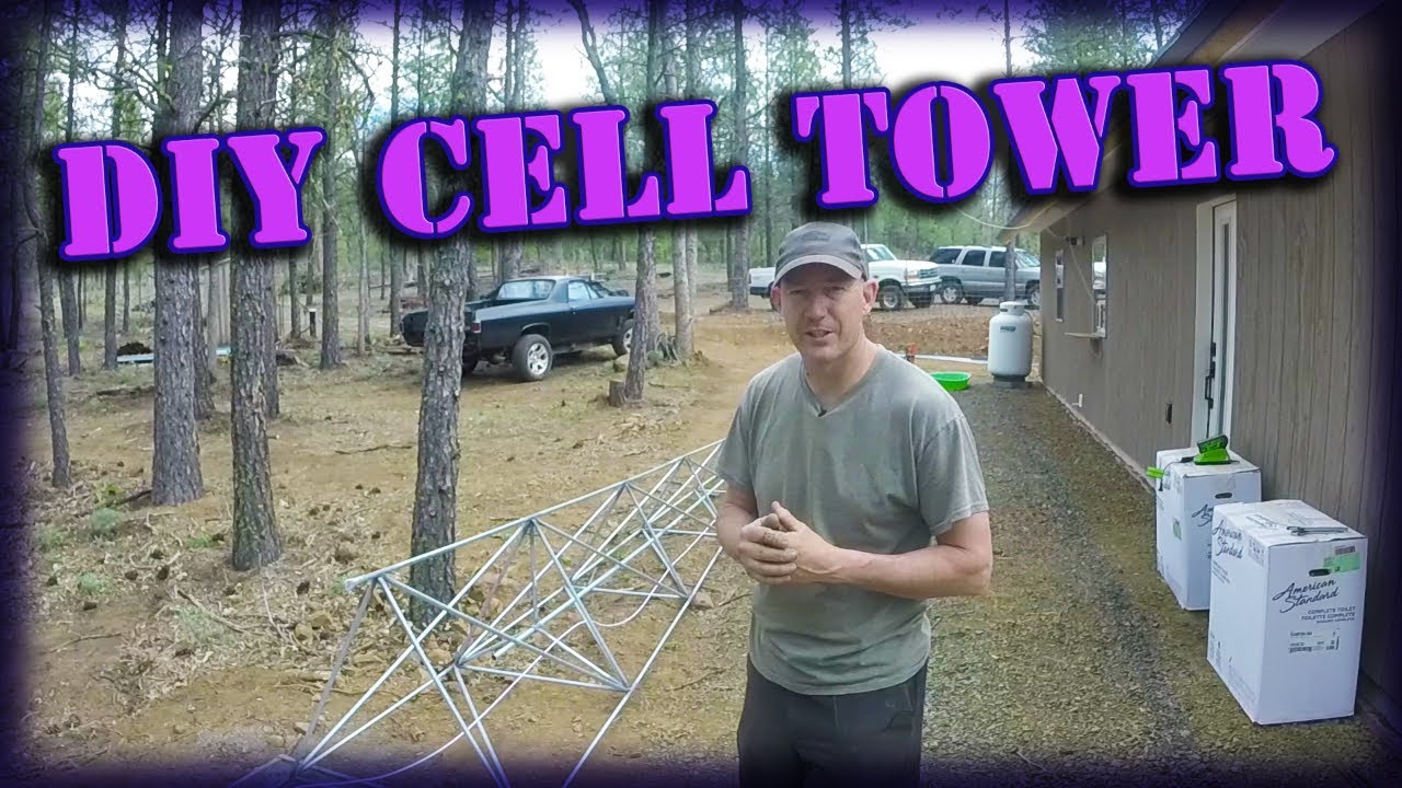 Making a tower for my cell booster cheap