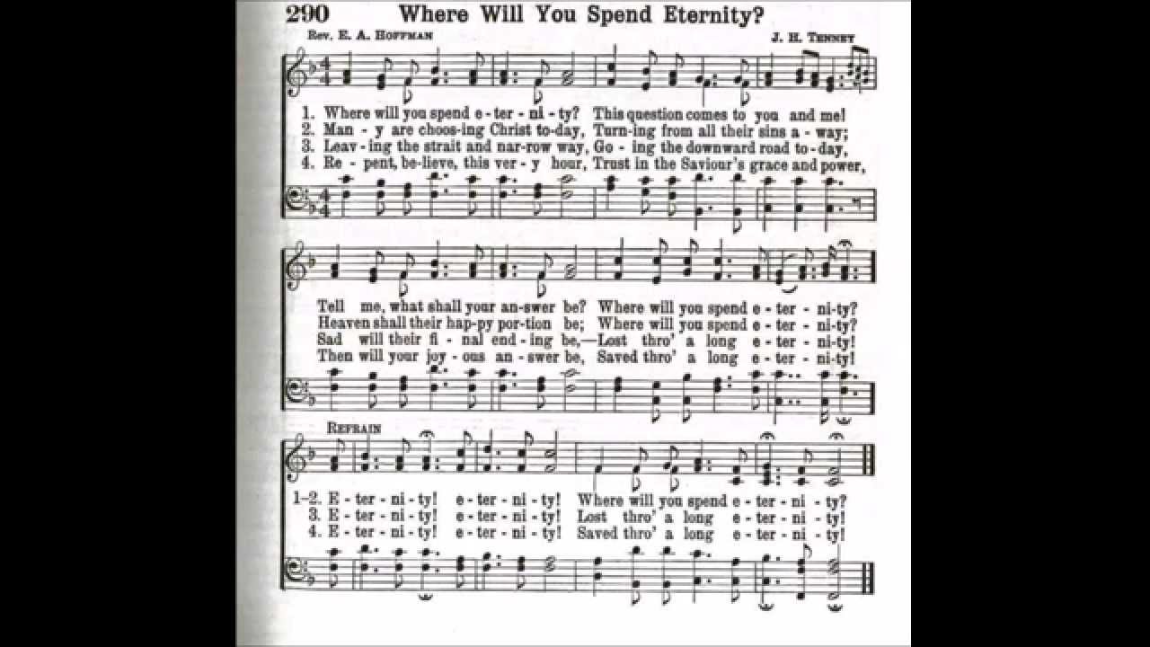 Where Will You Spend Eternity