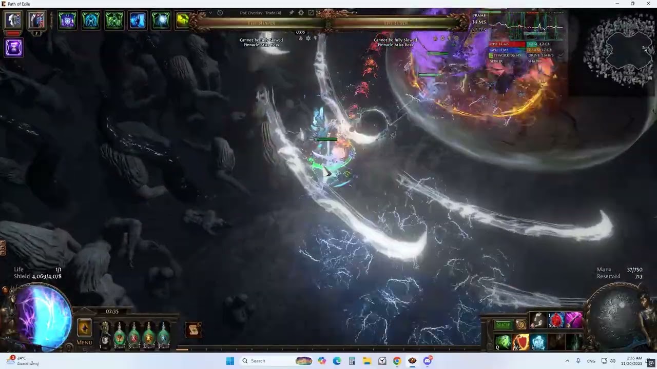 Poe 3.27  Animate Guardian's Weapon  uber boss