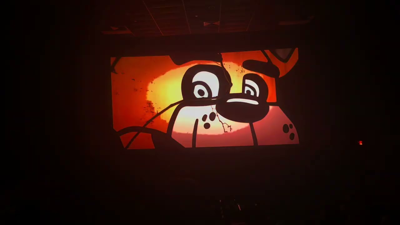 FNAF Movie Audience Reaction YELLOW RABBIT (This Was Film In October 27th 2023)