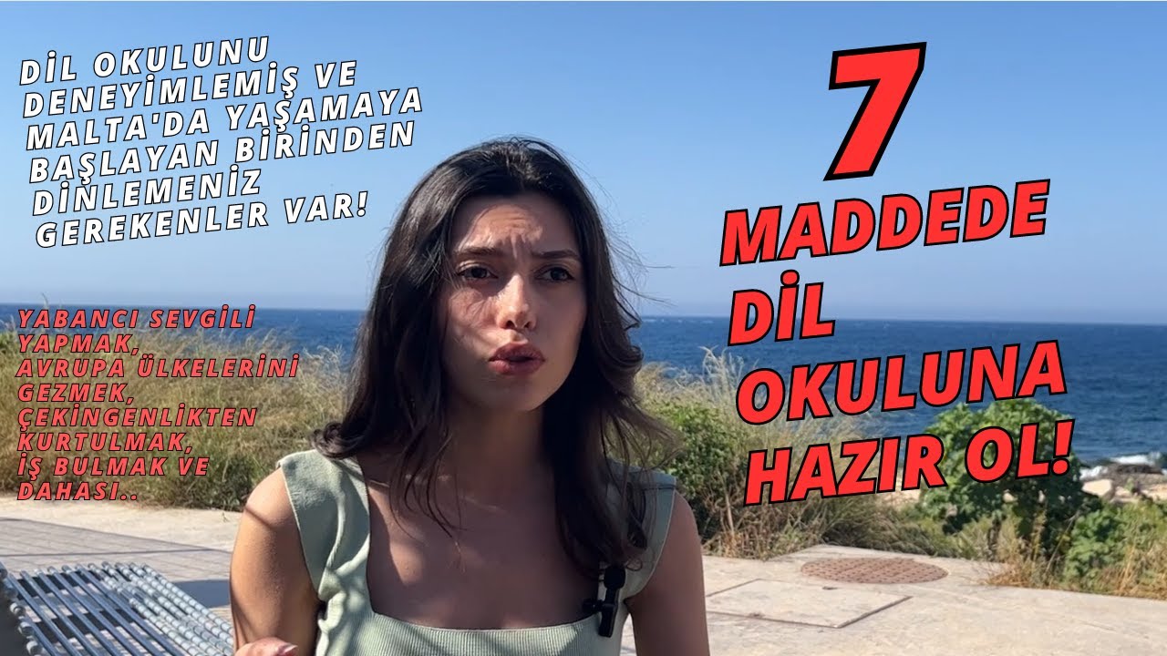 Dil Okuluna Geleceklere 7 Önemli Tavsiye- Tekrar Dil Okuluna Gelsem Nelere Dikkat Ederdim #malta