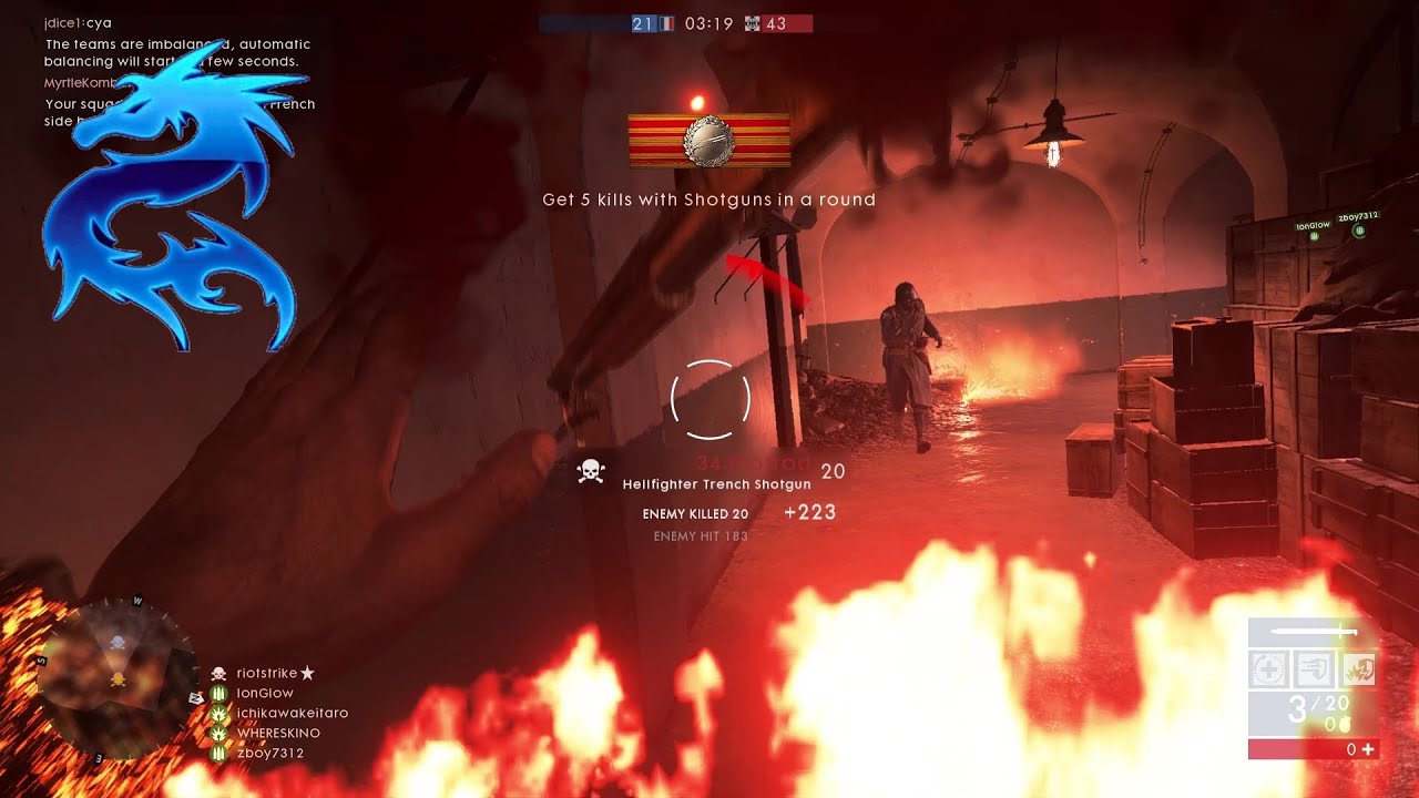 Battlefield 1 Rupture Team Deathmatch 1868