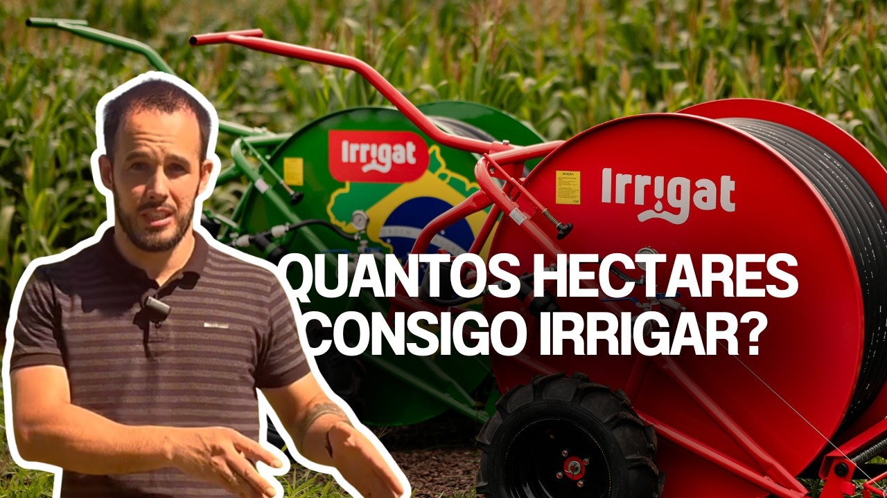Como saber o tempo que um carretel leva para irrigar X hectares?